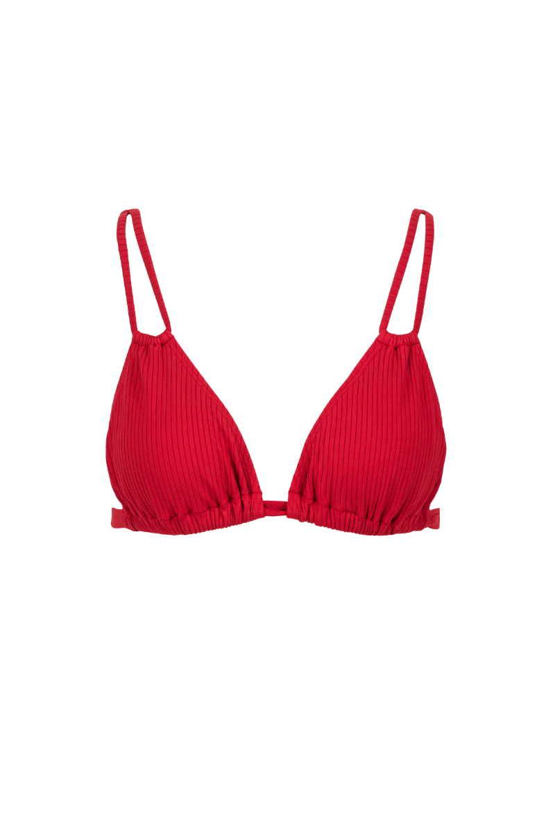 Franny triangle top - Red