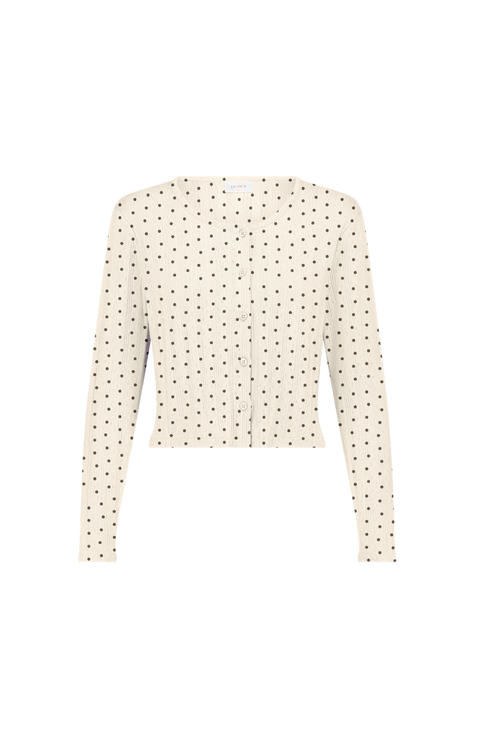 Timeless Cardigan - Polka Dots