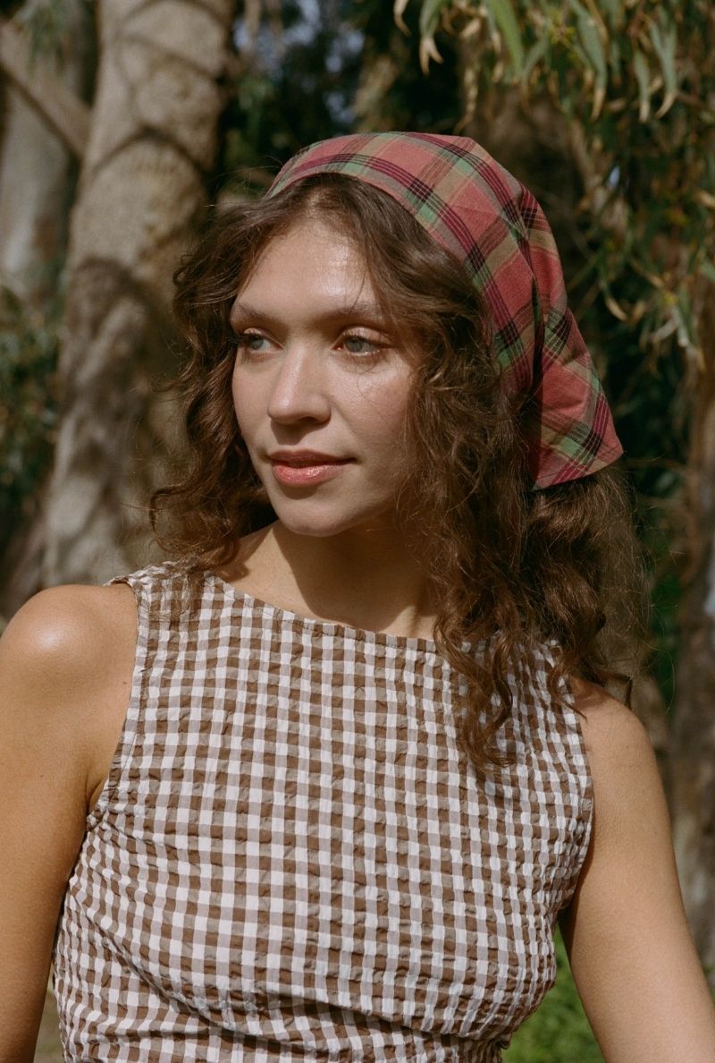 Foulard Susannah - Carreaux