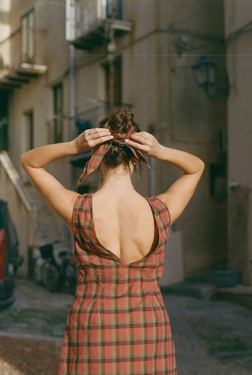 Foulard Susannah - Carreaux