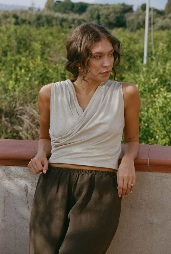 Top Lorena - Écru