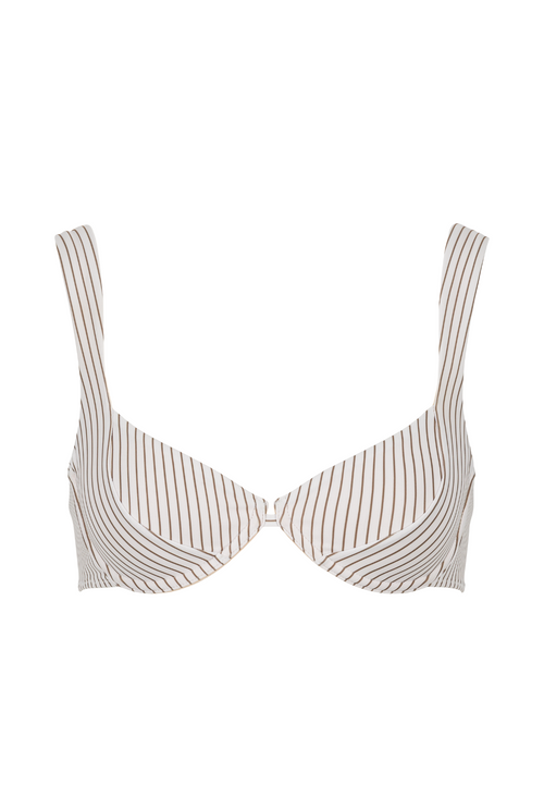 Cambray Top - Stripe Print