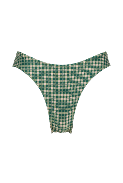 Cocoa bikini bottoms - Green checks
