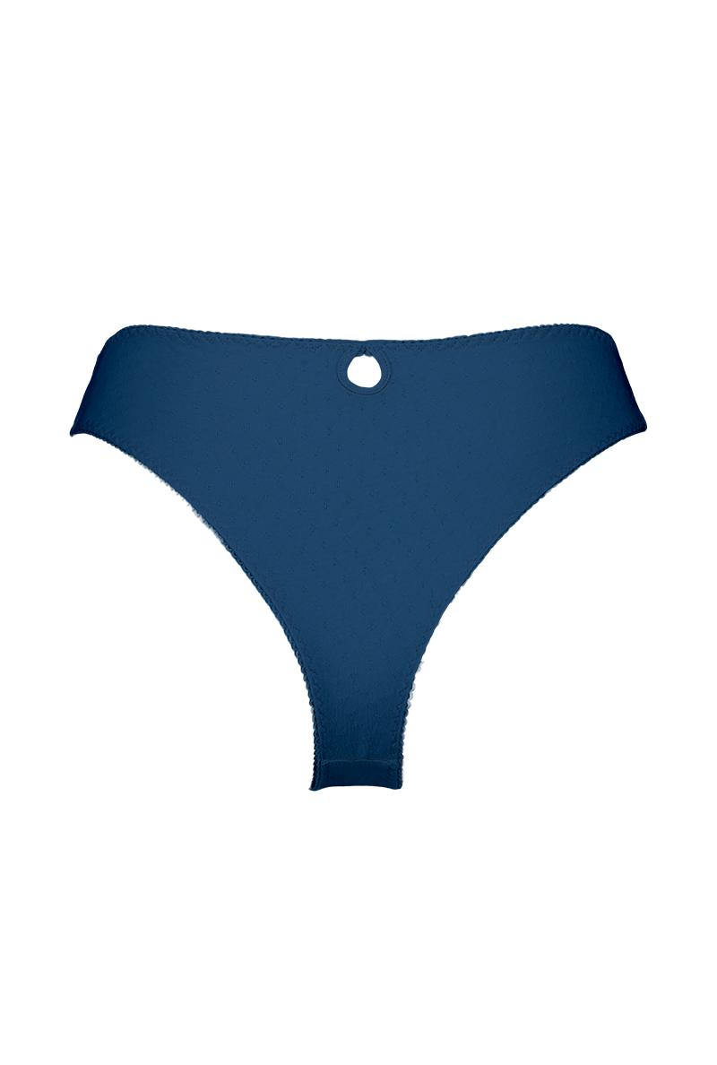 Culotte taille haute intemporelle - Bleu