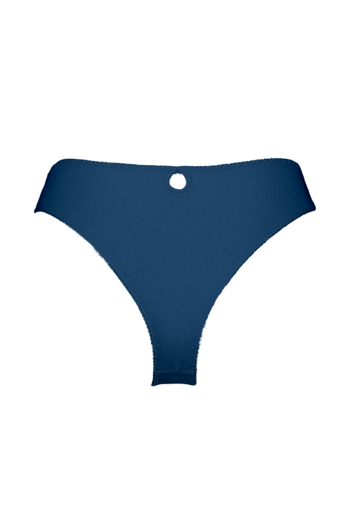 Culotte taille haute intemporelle - Bleu