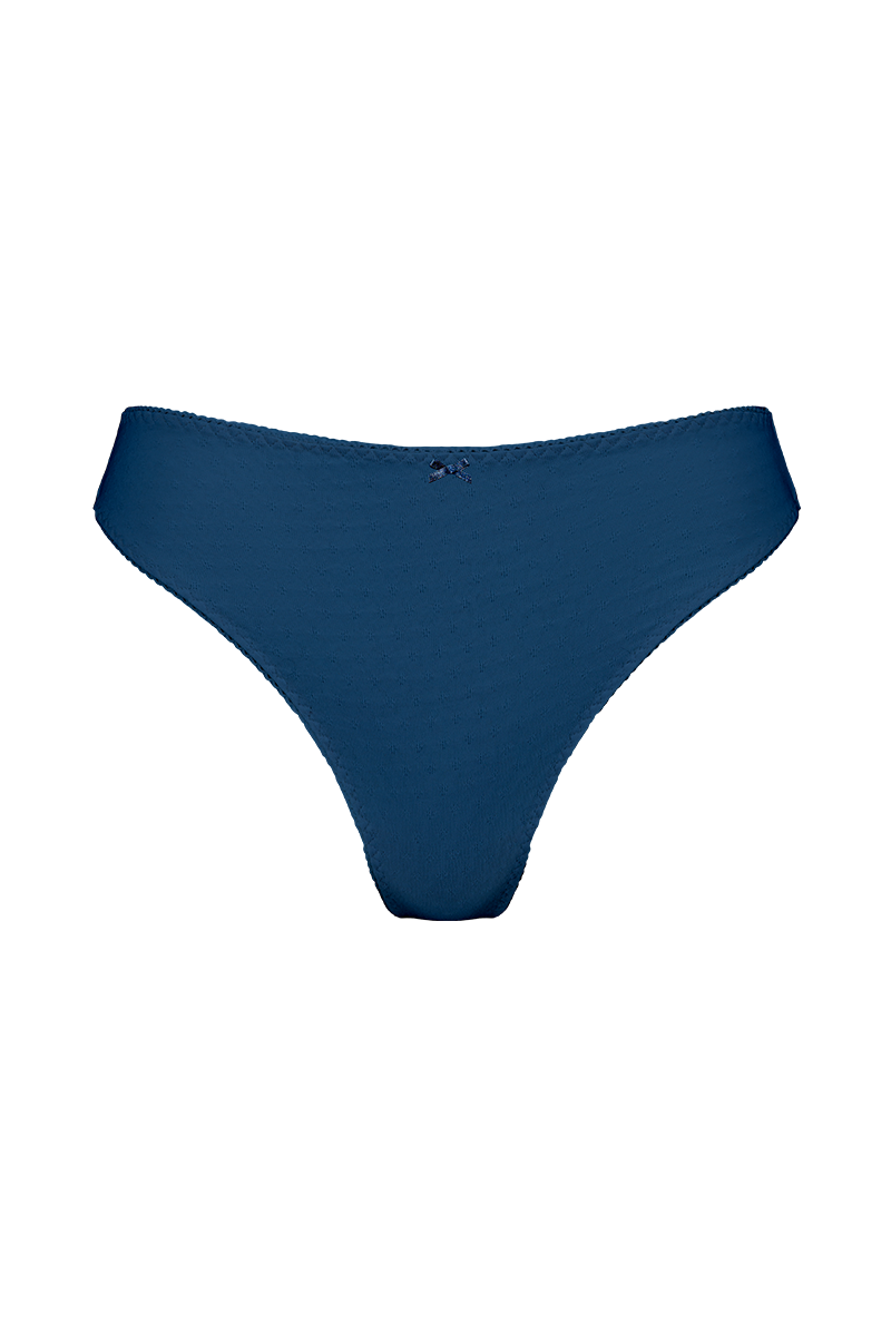 Culotte taille haute intemporelle - Bleu
