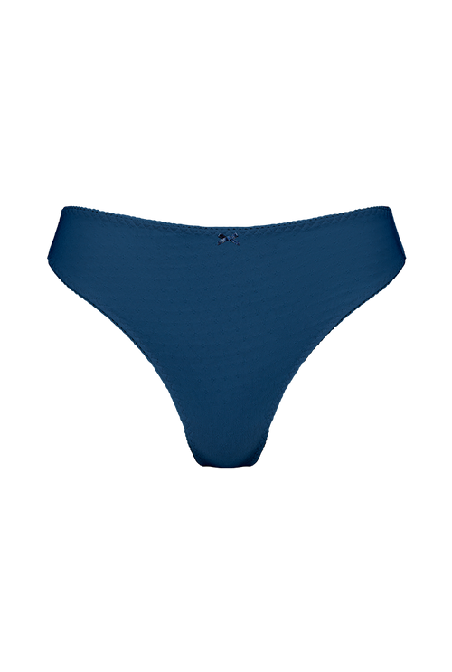 Culotte taille haute intemporelle - Bleu