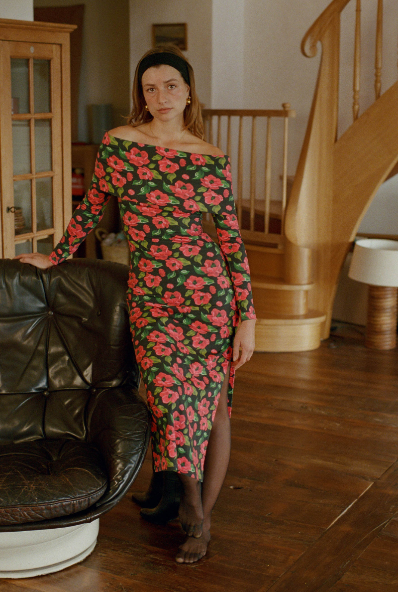 Rachelle Dress - Flower print