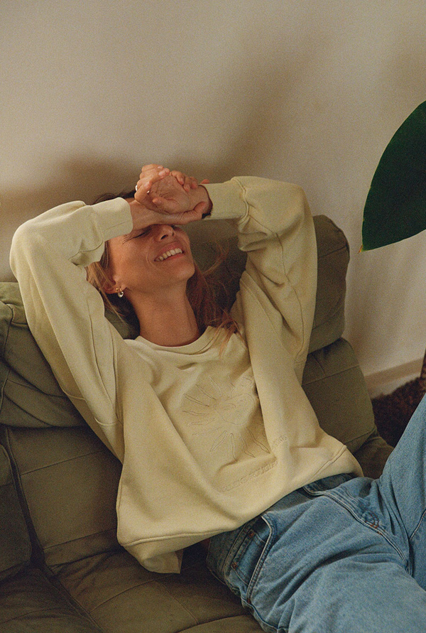 Marlène Rougier x Nénés Sweatshirt - Ecru
