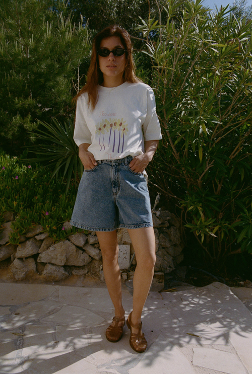 Short en Jean Ambre - Bleu