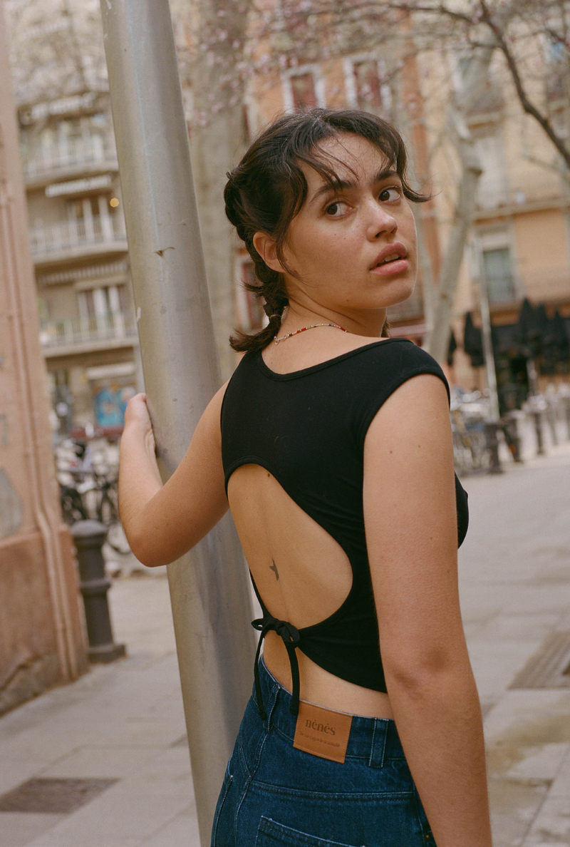 Top Hélène - Noir