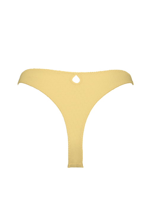 Tanga intemporel - Jaune