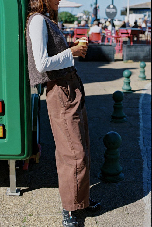 Pantalon Liza - Marron