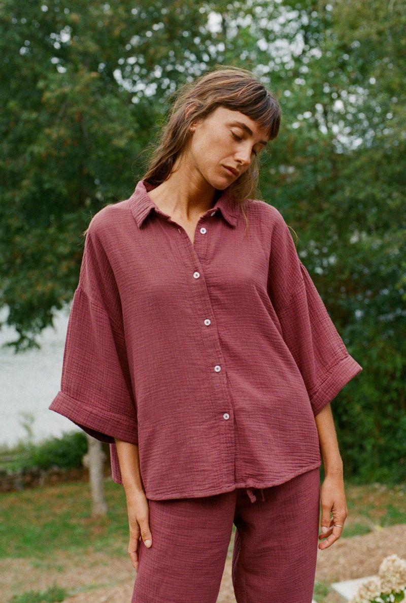 Axelle Shirt - Plum