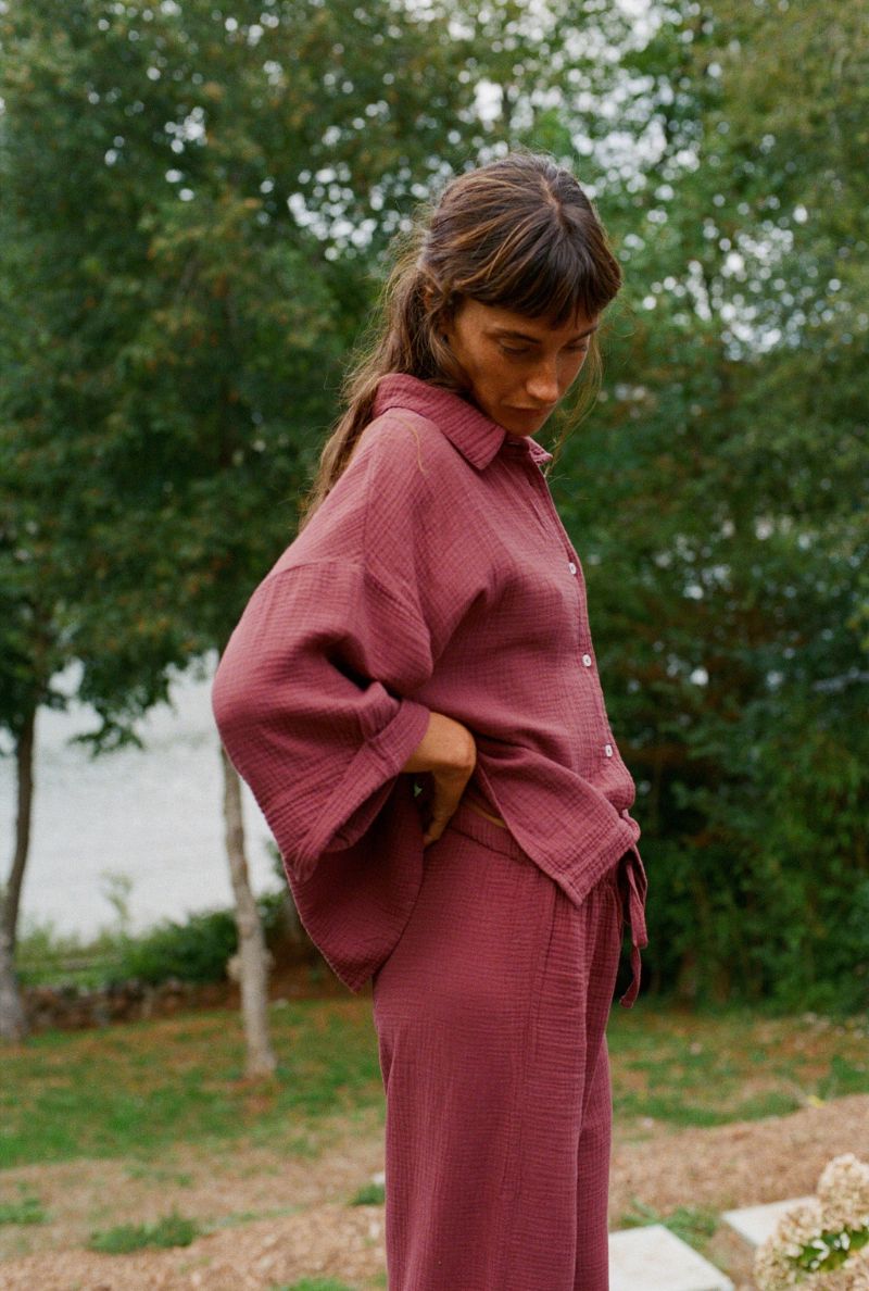 Axelle Shirt - Plum