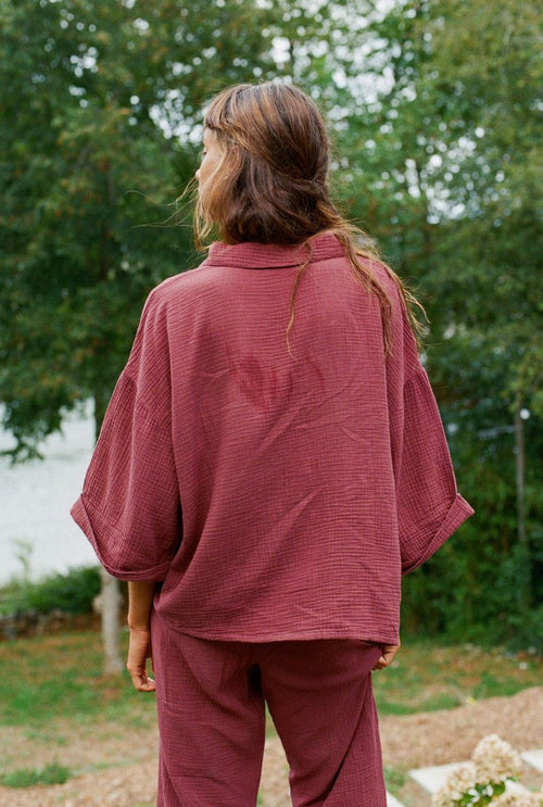 Axelle Shirt - Plum