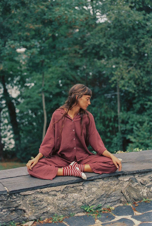 Axelle Shirt - Plum