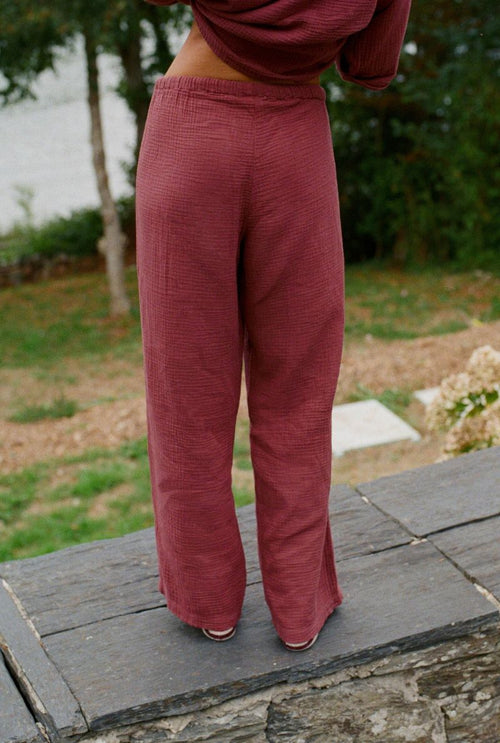 Pantalon Axelle - Prune