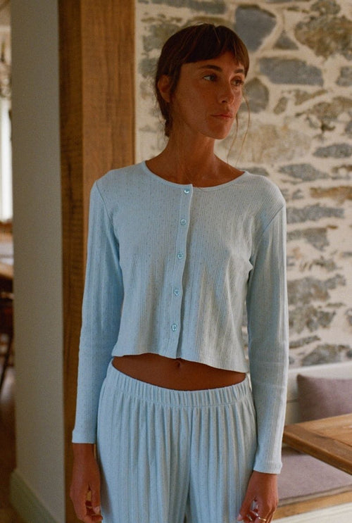 Maud Cardigan - Sky Blue