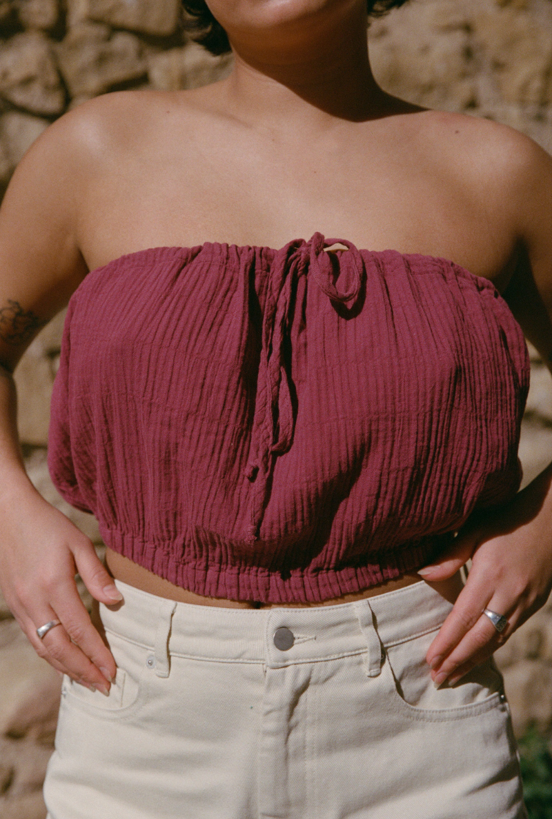 Top Clara - Prune
