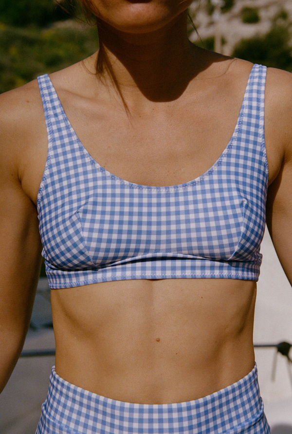Brassière Mini me Adulte - Imprimé Vichy