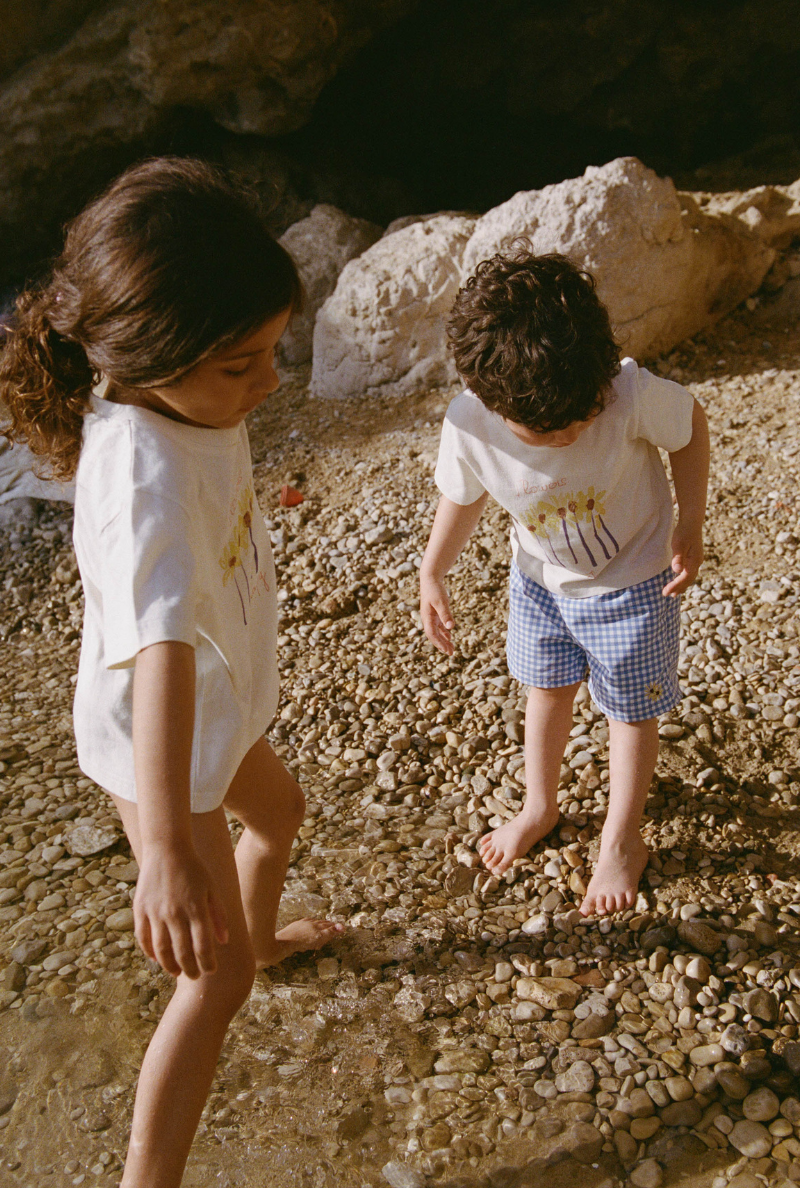 Short de bain Mini me Enfant - Imprimé Vichy